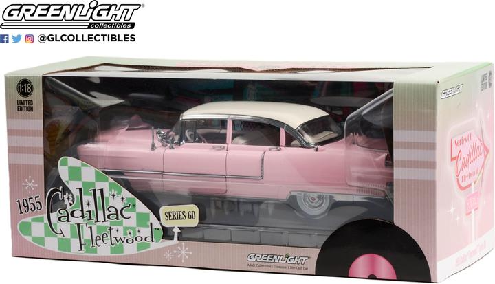 Actual product image 1955 Cadillac Fleetwood Series 60, pink