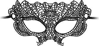 Image du produit Ouch! Masque de dentelle noire Princess
