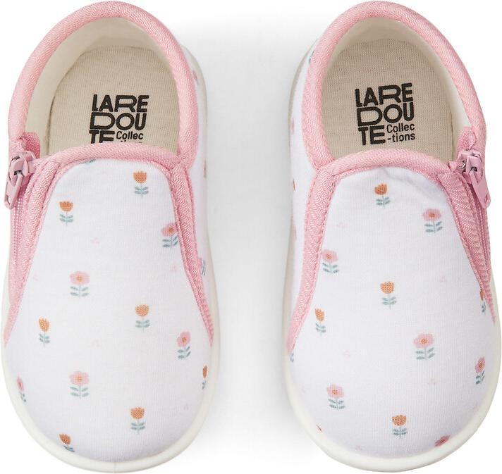 Actual product image La Redoute Collections Flowered baby shoes with zip (19)