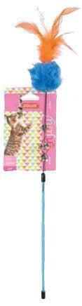 Actual product image Zolux Cat Toy Pompon Fishing Rod As (Plush toy cat)