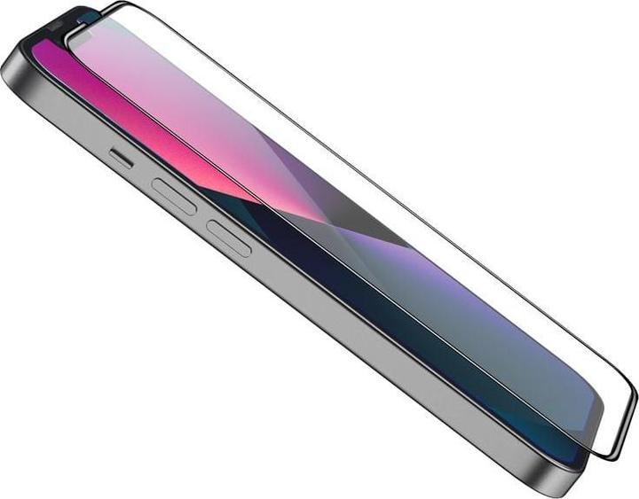 Produktbild PhoneLook 3D Tempered Glass Full Screen Display Schutzglas mit schwarzem Rahmen (1 Stück, Apple iPhone 16 Plus)