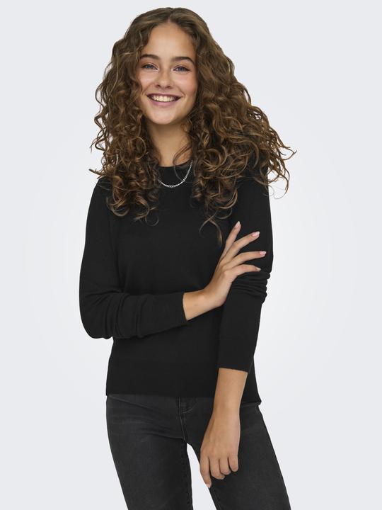 Produktbild Only Normal geschnitten Rundhals Gerippte Ärmelbündchen Pullover Strickpullover (XS)