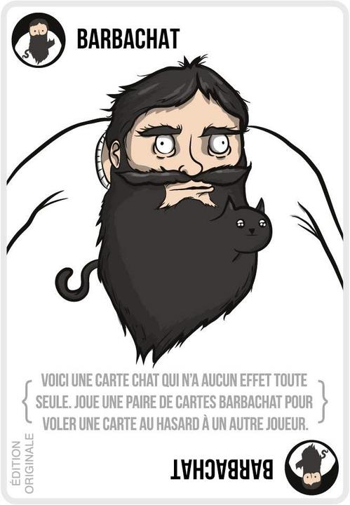 Actual product image Asmodée Exploding Kittens (French)