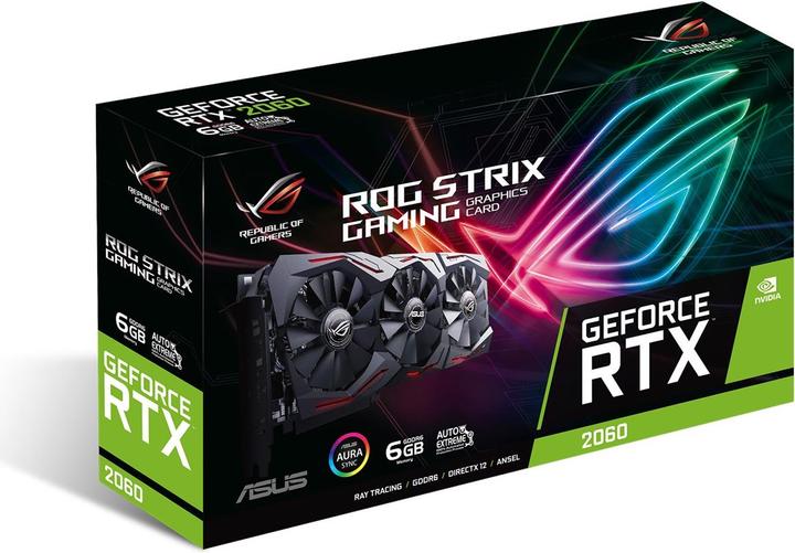 Image du produit ASUS GeForce RTX 2060 ROG Strix 6G Gaming (6 Go)