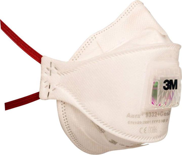 3M Atemschutzmaske Aura Gen3 FFP3 Ventil (FFP3, 5 x)
