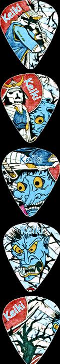 Keiki Designer Plektren Set (5 x, 0.71 mm)