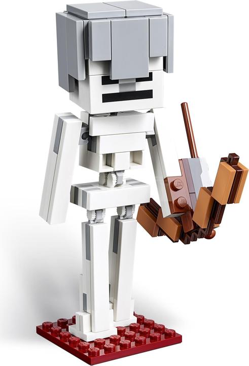 Produktbild LEGO Skelett mit Magmawürfel (21150, LEGO Minecraft)