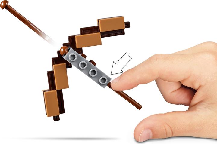 Produktbild LEGO Skelett mit Magmawürfel (21150, LEGO Minecraft)