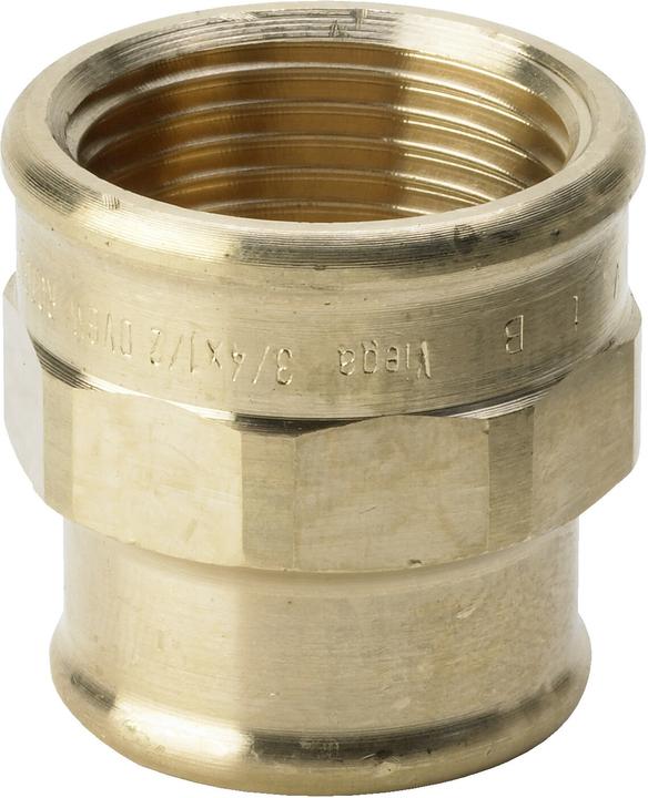 Produktbild Viega Reduction sleeve 1x3/4 "with female thread - 266356 (Rohrreduktion)