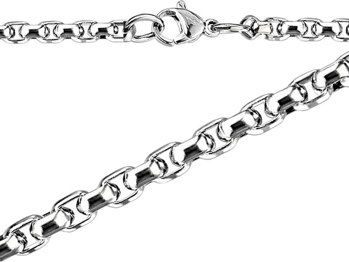 Produktbild Star Piercing Kette Round Box silber (Chirurgenstahl 316L, ohne Messing)