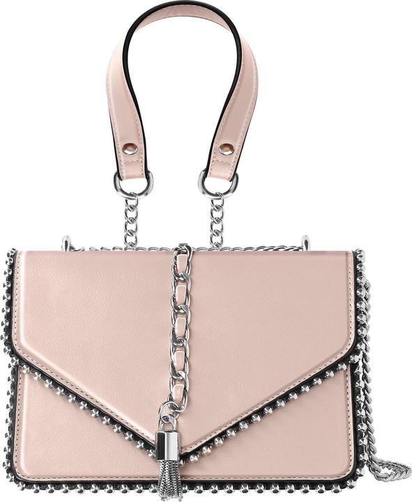 Gallantry Trendy Handtasche mit Henkel aus Metallkette