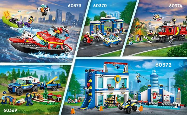 Immagine prodotto LEGO 60373 Barca a fuoco (60373, LEGO City)