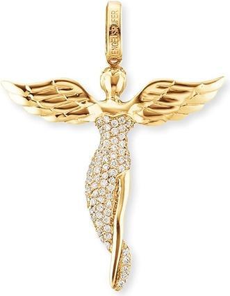 Produktbild Engelsrufer Gold plated pendant Angel with ERP-ANGEL-G zircons - Length: 2.6 cm (L)