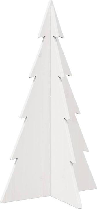 Immagine prodotto VidaXL Albero di Natale in legno Albero di Natale in legno bianco 112cm in legno massiccio di pino