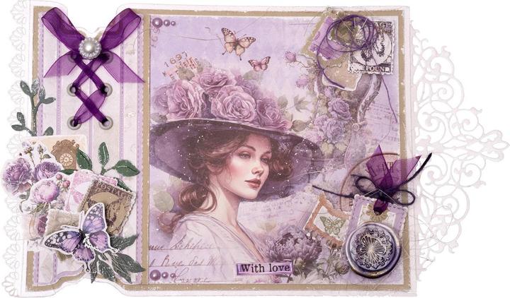 Produktbild art by marlene Wachssiegel Stempel "Verzierter Schmetterling"