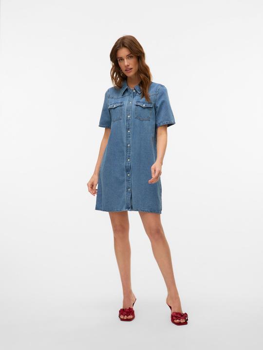 Produktbild Vero Moda VMAUSTIN Kurzes Kleid Jeanskleid (L)