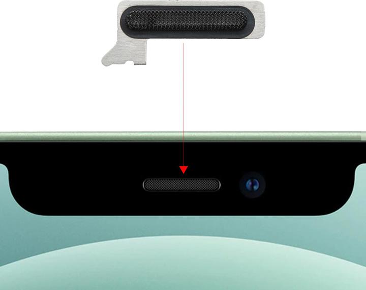 Immagine prodotto Clappio Griglia di protezione dalla polvere Altoparlante auricolare (iPhone 12 Mini)