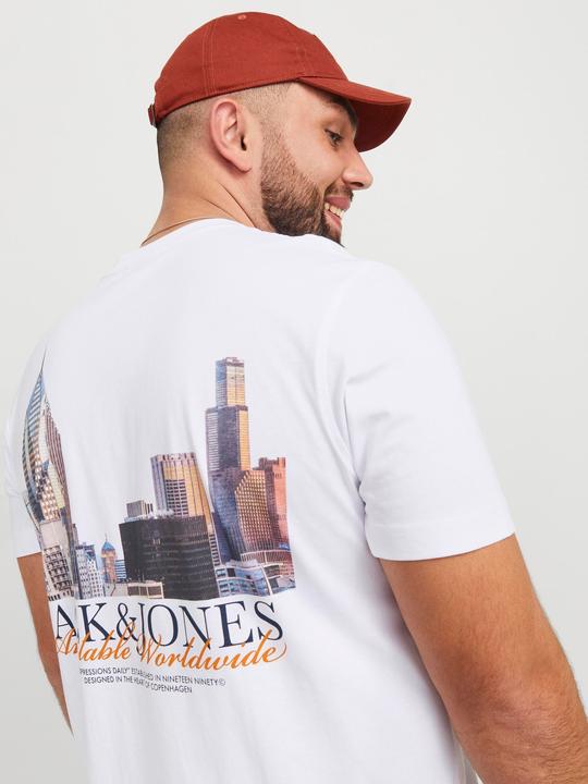 Actual product image Jack & Jones Plus Size Rückenprint T-shirt T-shirt (4XL)