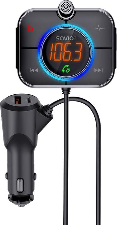 Actual product image Savio FM transmitter