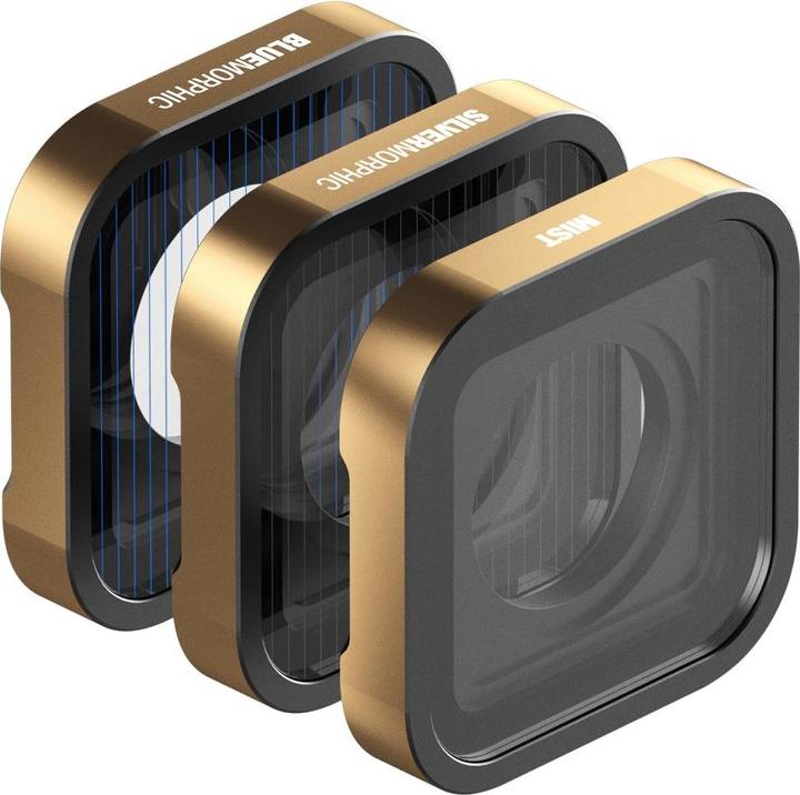 Actual product image PolarPro GoPro Hero 9, 10 & 11 3-Pack Mist(1/4), BlueMorphic and SilverMorphic (32.40 mm, Effect filter, 32.40 mm)