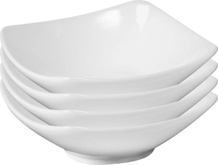 Westmark 4 ceramic bowls Tapas and Friends, square, 7.4x7.4.4s
