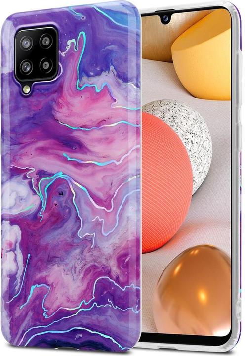 Produktbild Cadorabo IMD TPU Bunter Marmor Cover (Samsung Galaxy A42 5G)