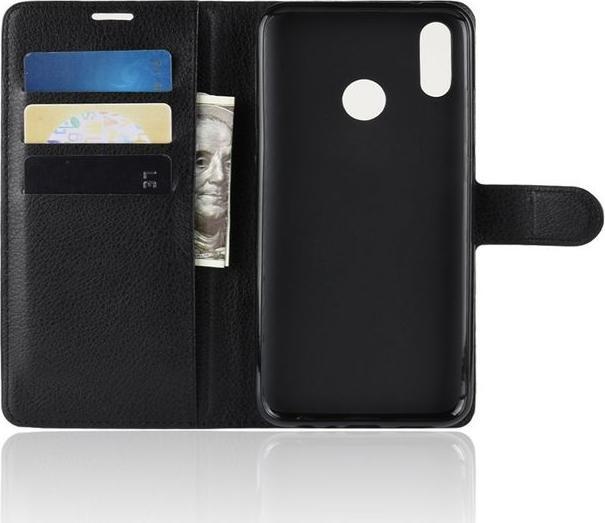 Actual product image MU Classic Litchi Leather Bookcover Series (Huawei P Smart (2019), Honor 10 Lite)