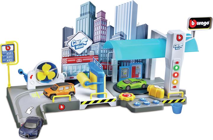 Actual product image Bburago Car wash including 1x model car