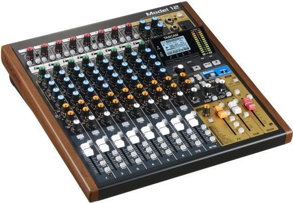 Actual product image Tascam Model 12 mixer with interface and cable (Studio- and Livemixer)