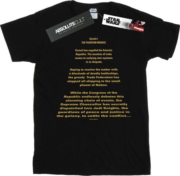 Produktbild Star Wars The Phantom Menace Opening Crawl TShirt (3XL)