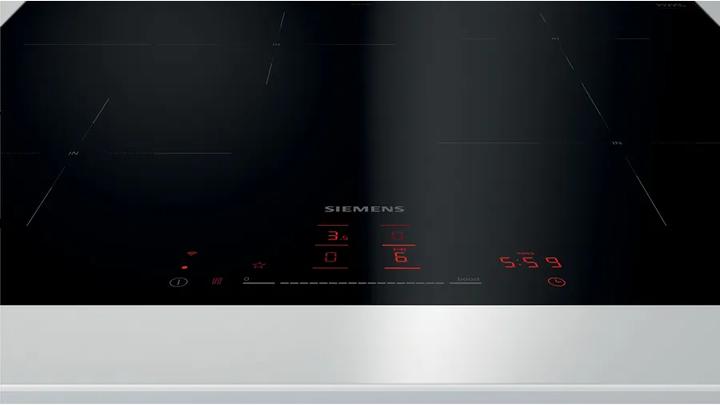 Image du produit Siemens iQ300, Table de cuisson à induction, 60 cm, noir, à encastrer (intégré), EH601HFB1E