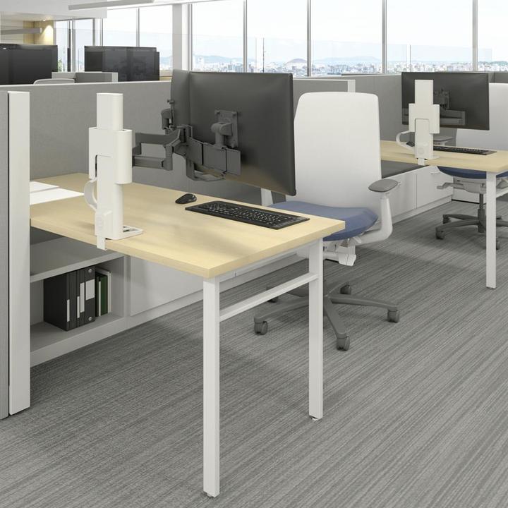 Actual product image Ergotron Trace Dual Monitor Mount, Slim Profile C (Table, 27")