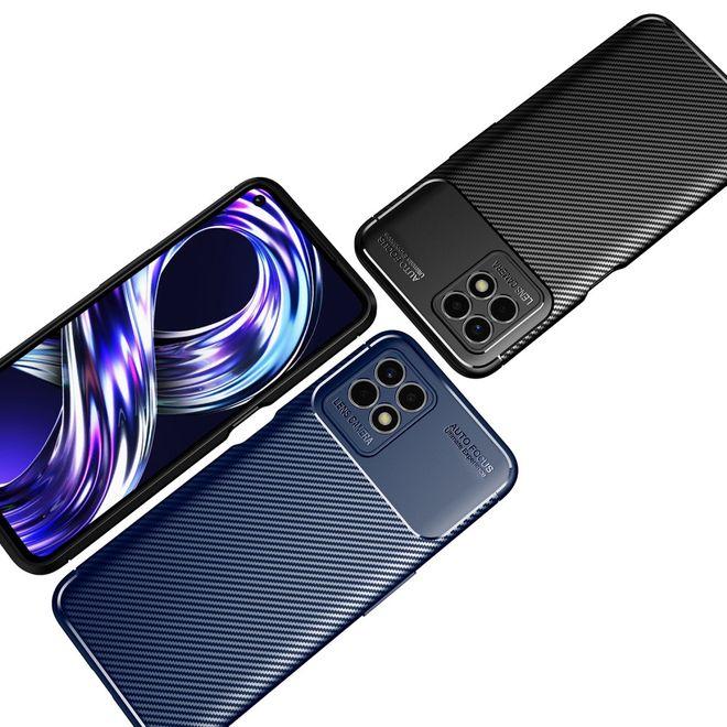 Actual product image MU Style Carbon Fiber TPU Softcase Series (Realme 8i)