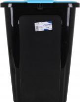 Tontarelli cubo cestino cover 44 l nero / coperchio blu (44 l)