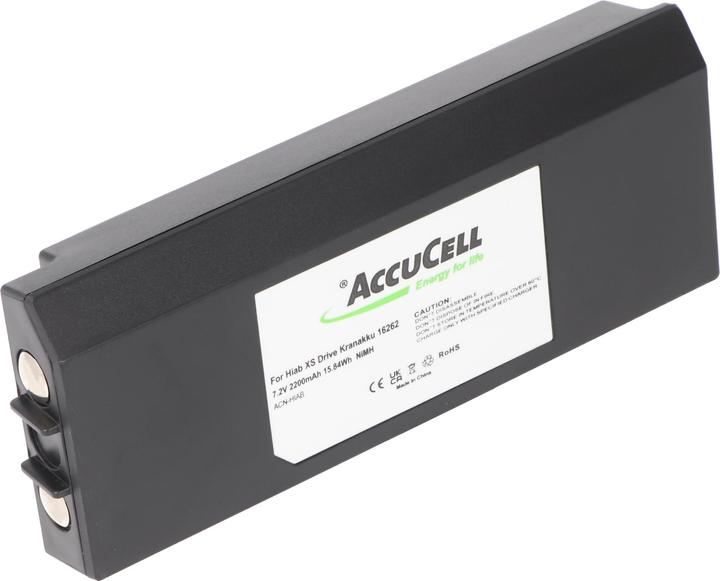 Produktbild AccuCell Akku für den Hiab XS Drive Kranakku 16262, 3786692 (7.20 V, 2000 mAh)