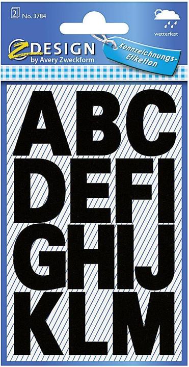 Actual product image Z-Design Letter Labels Universal Bold