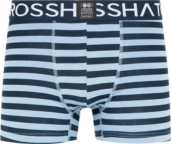 Actual product image Crosshatch Mens Gridline Boxer Shorts (Pack of 3) (XL, pack of 3)