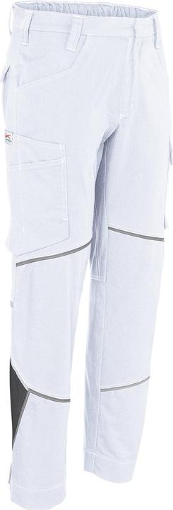 Actual product image Kübler Trousers ICONIQ cotton white/anthracite shape 2340 size 56 (56)