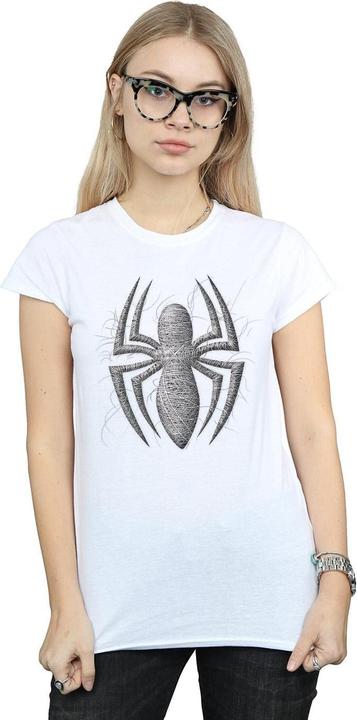 Immagine prodotto Spider-Man Web Logo Maglietta Donna (S)