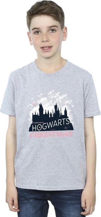 Immagine prodotto Hogwarts Christmas Maglietta Ragazzi (128)