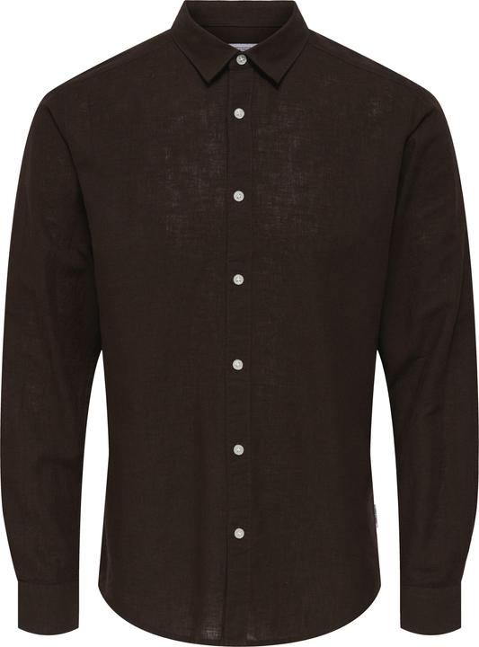 Only & Sons Onscaiden Life Ls Solid Linen Shirt Noos (L)