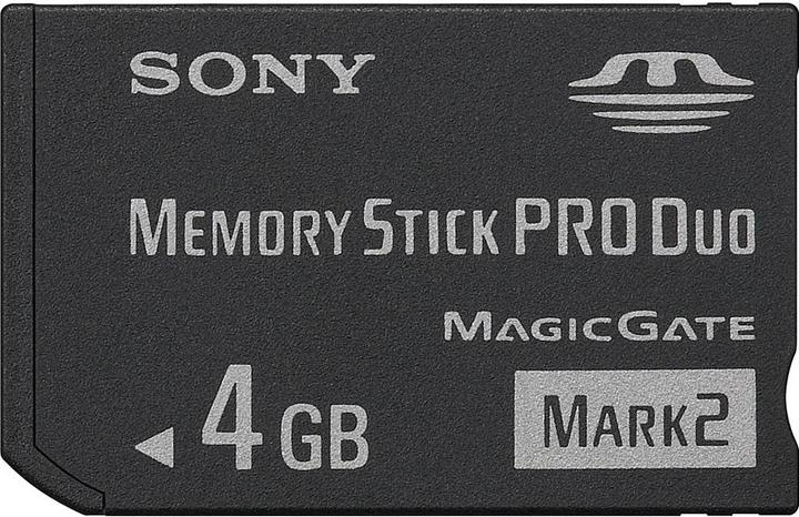 Sony Memory Stick Pro Duo (4 Go, Memory Stick Duo)