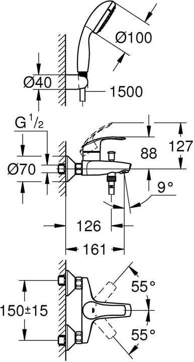 Image du produit Grohe Eurosmart 33302