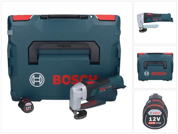 Immagine prodotto Bosch Professional Bosch GSC 12V-13 Batteria Cesoie per lamiera 12V con chiave esagonale + 1x batteria ricaricabile