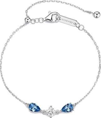 Actual product image Brosway - Freedom Blue Fancy cubic zirconia silver bracelet FFB112