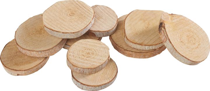 Produktbild VBS Rindenscheiben "Rund", Ø ca. 3-4 cm, 10 Stück