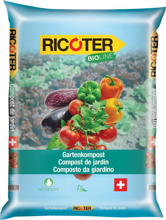 Ricoter Gartenkompost Bio-Line (30 l, Erde ohne Torf)
