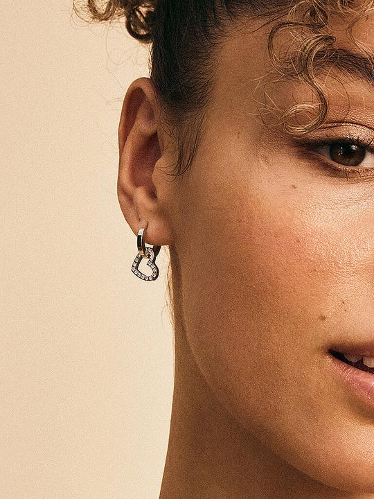 Produktbild Edblad Ohrringe ETERNAL HEART EARRING Steel (Metall)