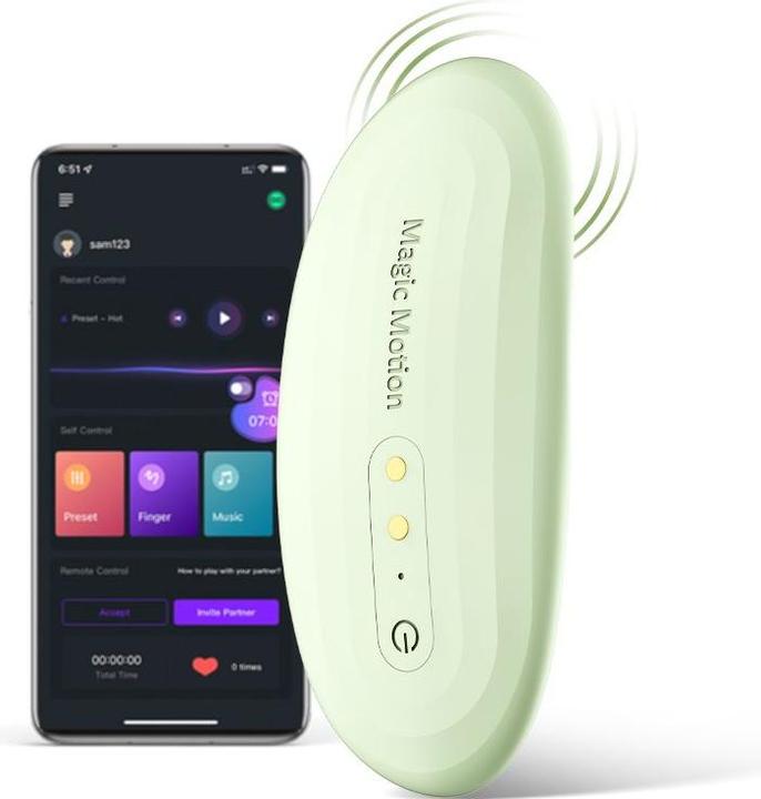 Produktbild Magic Motion Nyx Smart Panty Vibrator Grün