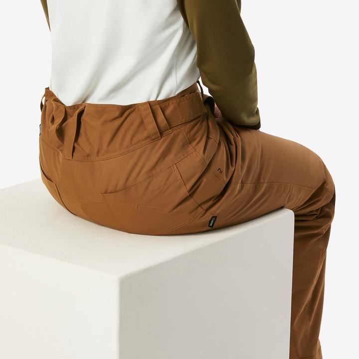 Actual product image Dreamscape Women's snowboard trousers ski trousers - SNB 500 camel (44)